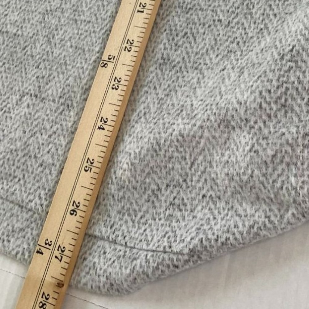 Lane Bryant NWT Womens Grey and White Cowl Neck Poncho Top Size 18/20 Grunge - Picture 8 of 10